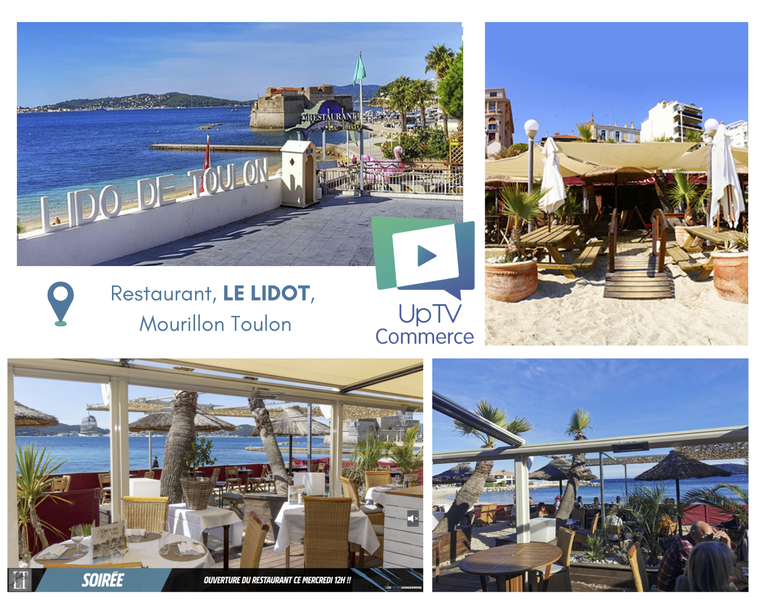 UpTV Commerce Le LIDOT restaurant, TLN Anse Technology